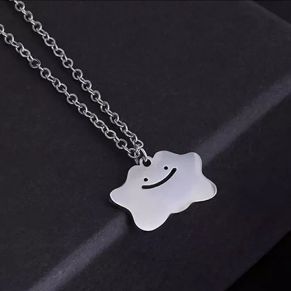 Pokemon Ditto Silver necklace - Custom/handmade
